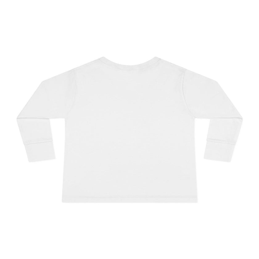 Back view of plain white long sleeve shirt, minimalist casual clothing