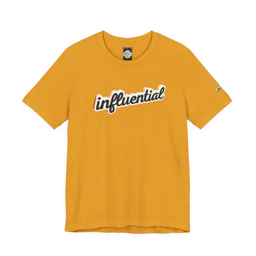 Be About It Retro Script Tee — Influential Cursive Graphic T-Shirt
