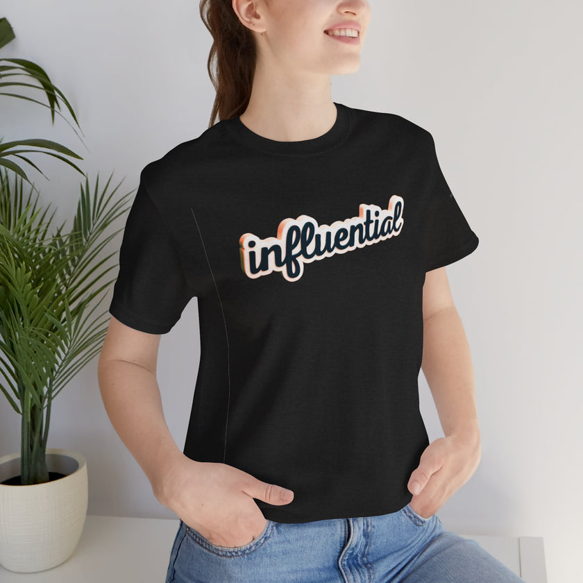 Be About It Retro Script Tee — Influential Cursive Graphic T-Shirt