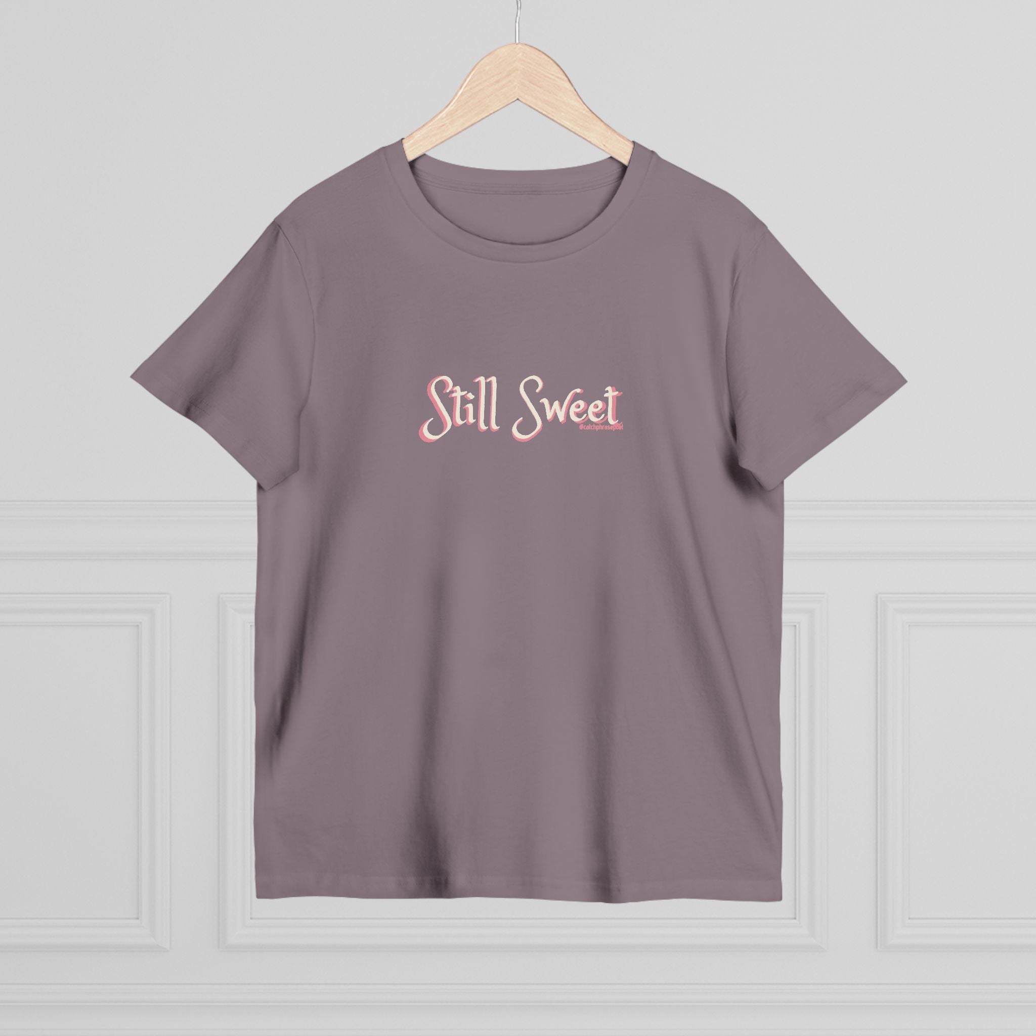 Still Sweet Women's Tee — Retro Script Maple Gray T-Shirt