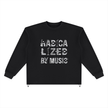 Radicalized By Music Unisex Heavyweight Oversized Boxy Sweatshirt