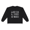 Radicalized By Music Unisex Heavyweight Oversized Boxy Sweatshirt
