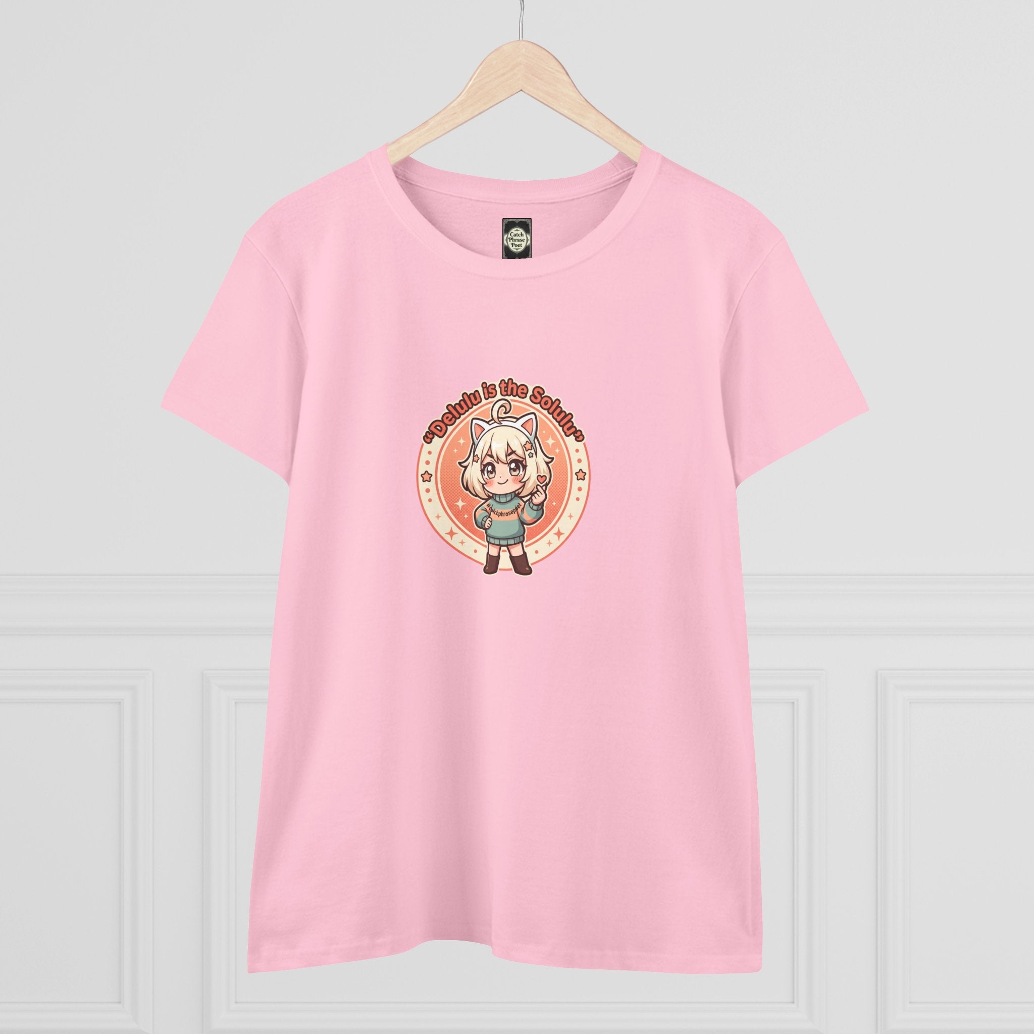Cute Anime Catgirl Tee — 