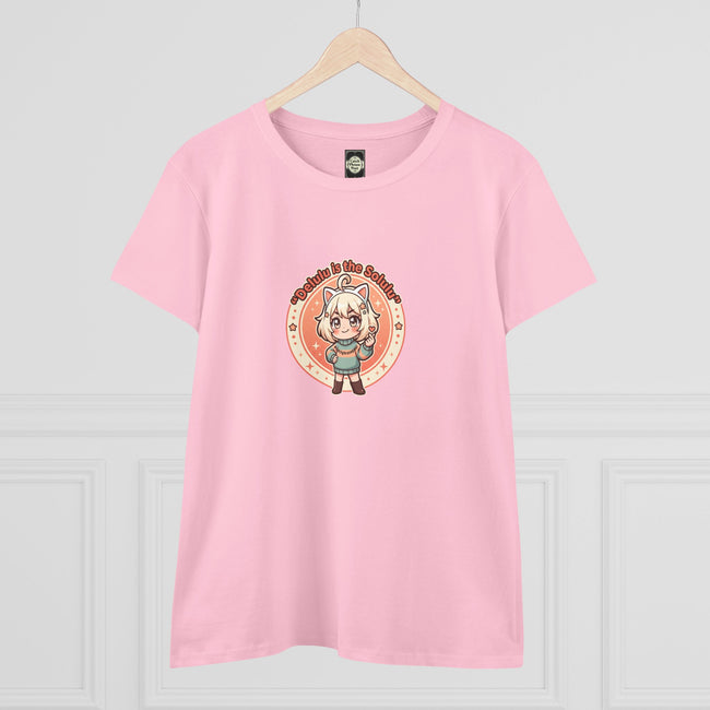 Cute Anime Catgirl Tee — 