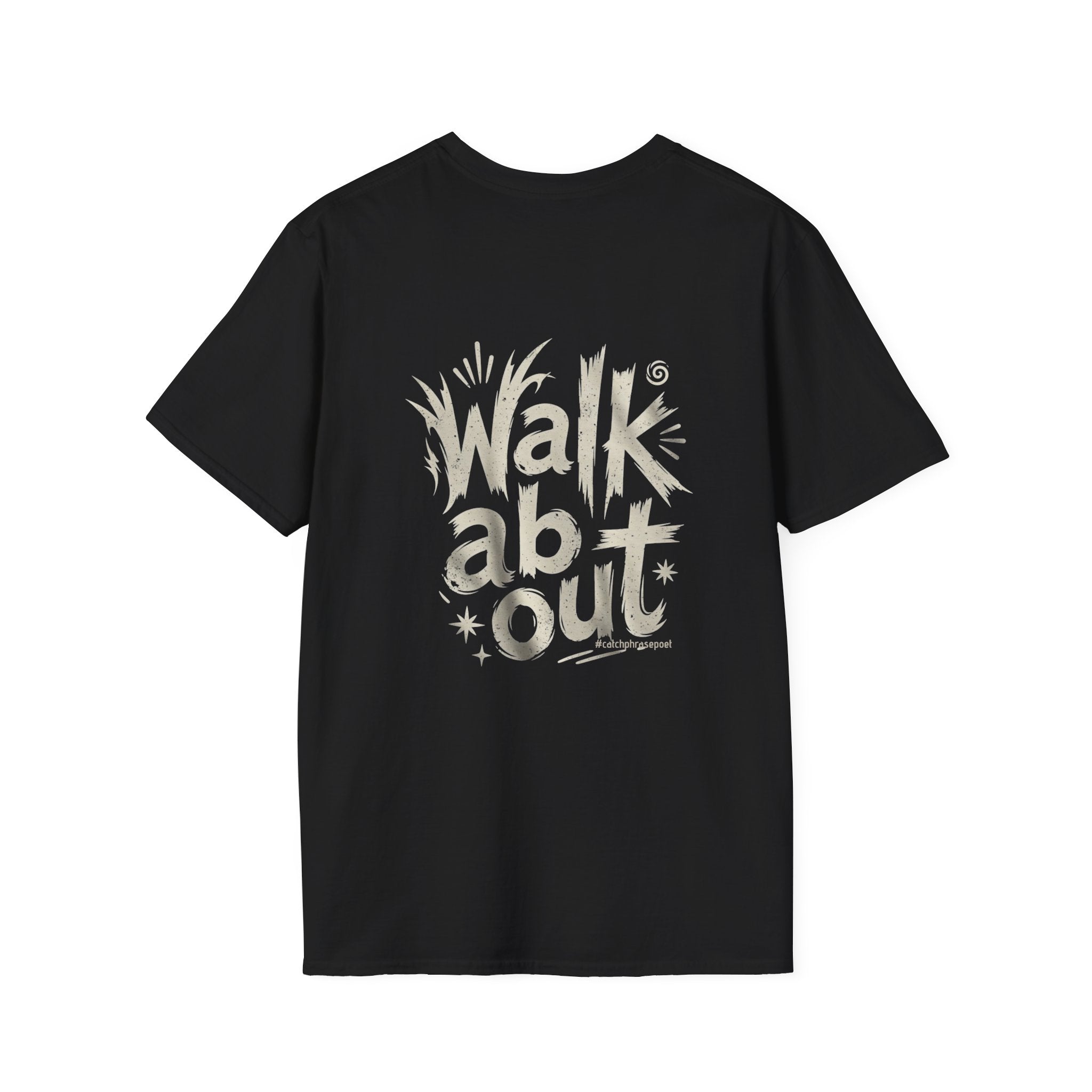 Walk About T-Shirt — Retro Handlettered 'Walk About' Graphic Tee