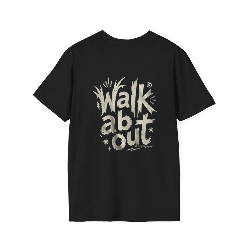 Walk About T-Shirt — Retro Handlettered 'Walk About' Graphic Tee