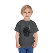 Toddlers' Elephant Tee — Black Silhouette Baby T‑Shirt