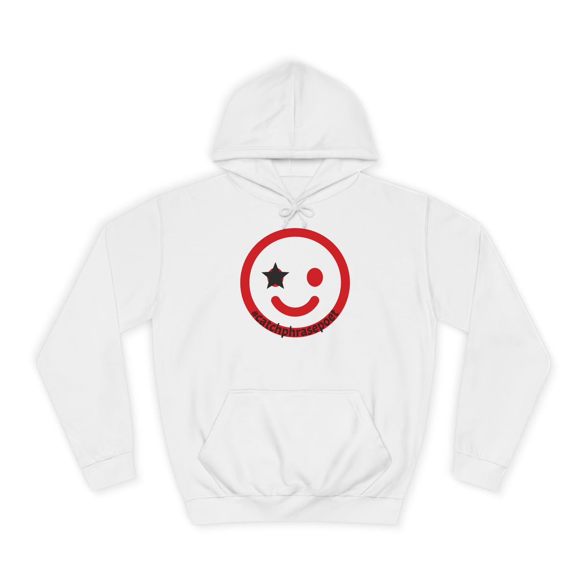 Smiley Duo Hoodie — Playful Star-Eye Graphic Pullover