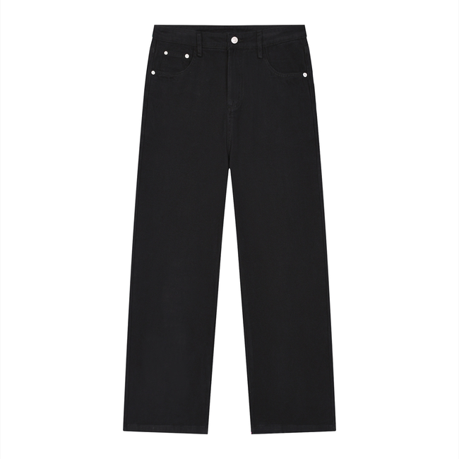 Vintage Wash Straight Leg Jeans | Catch Phrase Poet