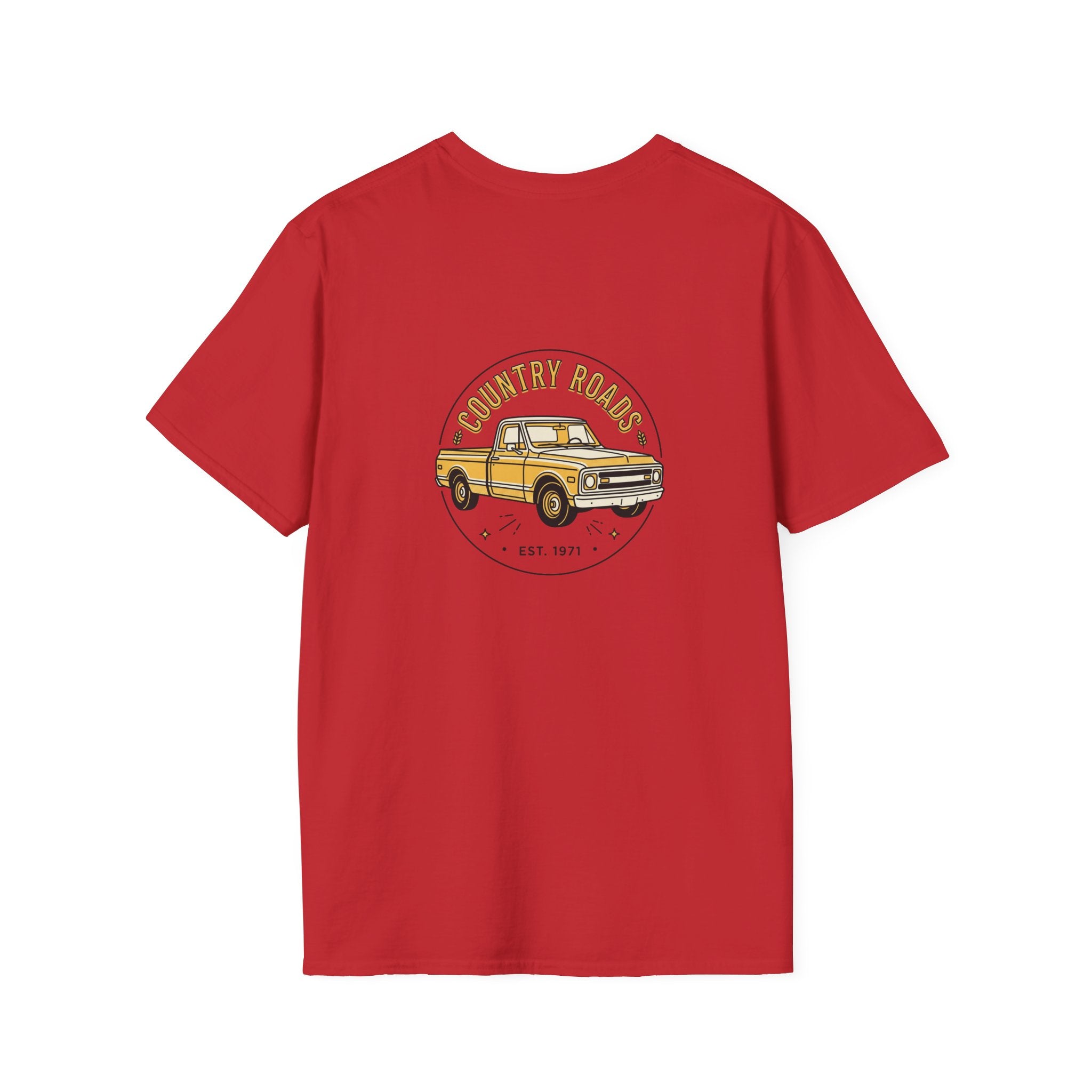 Country Roads Vintage Truck T-Shirt — 'Country Roads' Graphic Tee