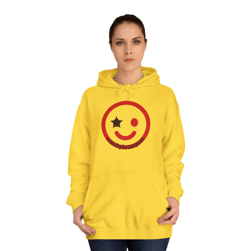 Smiley Duo Hoodie — Playful Star-Eye Graphic Pullover
