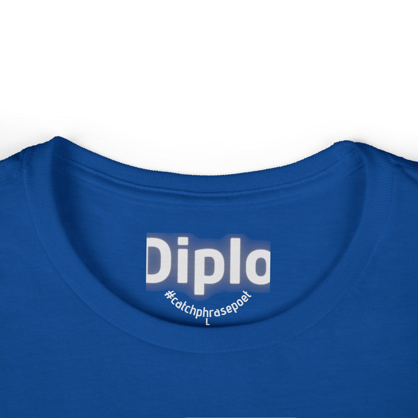 Diplomatic Guide Tee | Black Text Graphic Womens T-Shirt