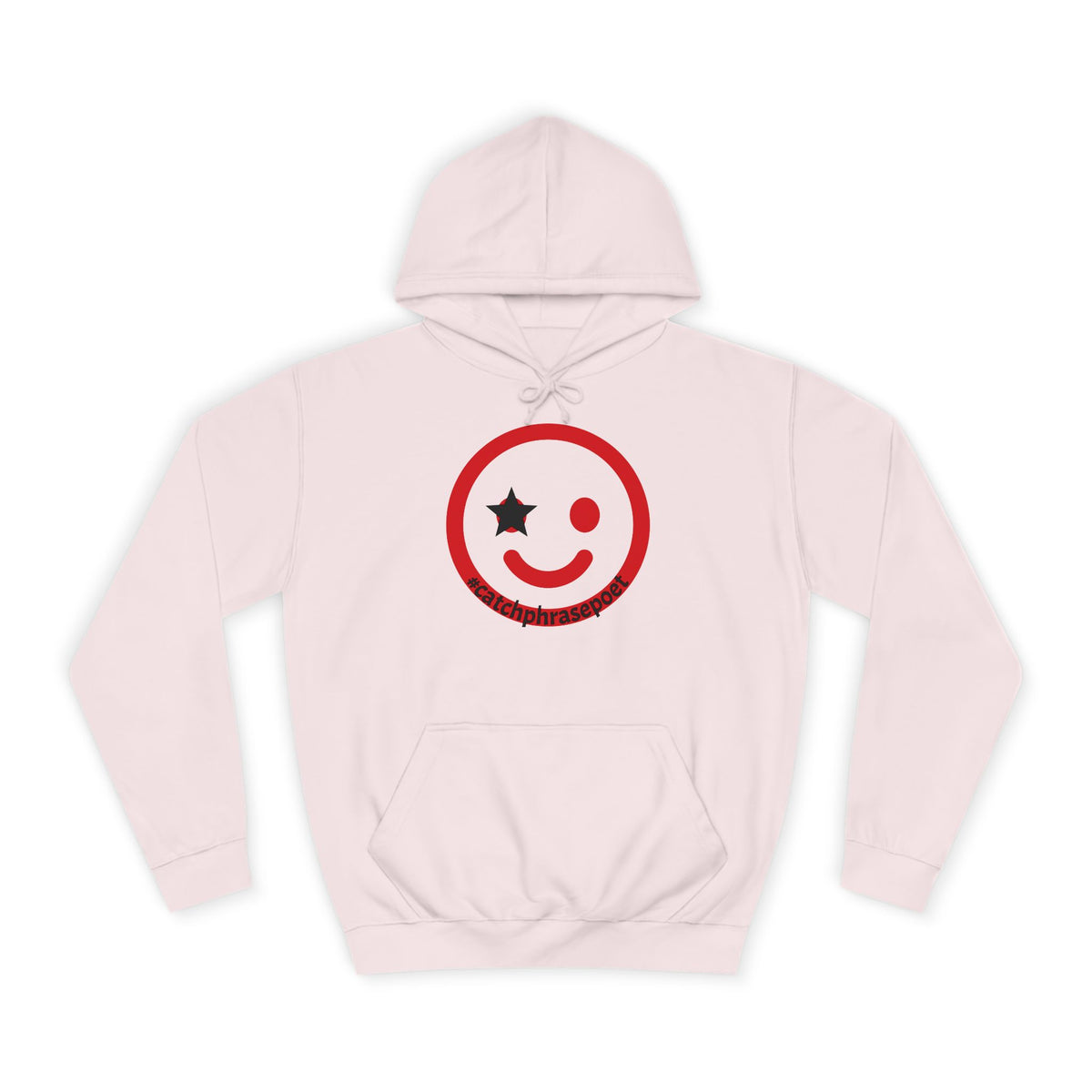 Smiley Duo Hoodie — Playful Star-Eye Graphic Pullover