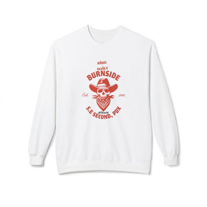 Burnside PDX skate Skull Cowboy Sweatshirt