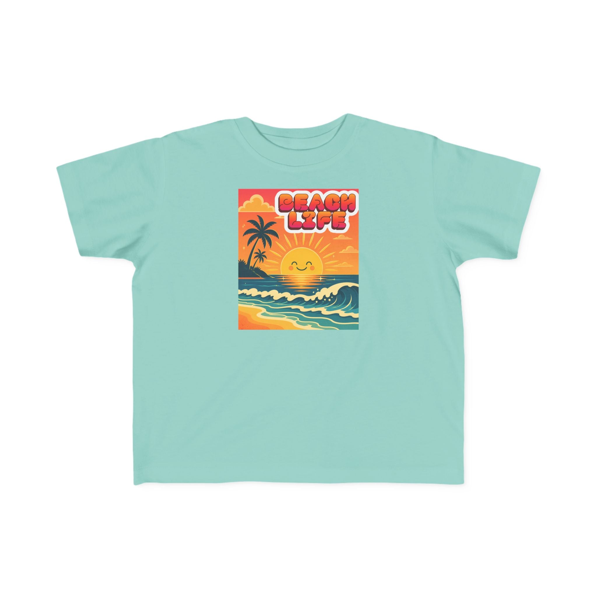 Toddler 'Beach Life' palm graphic tee, detail
