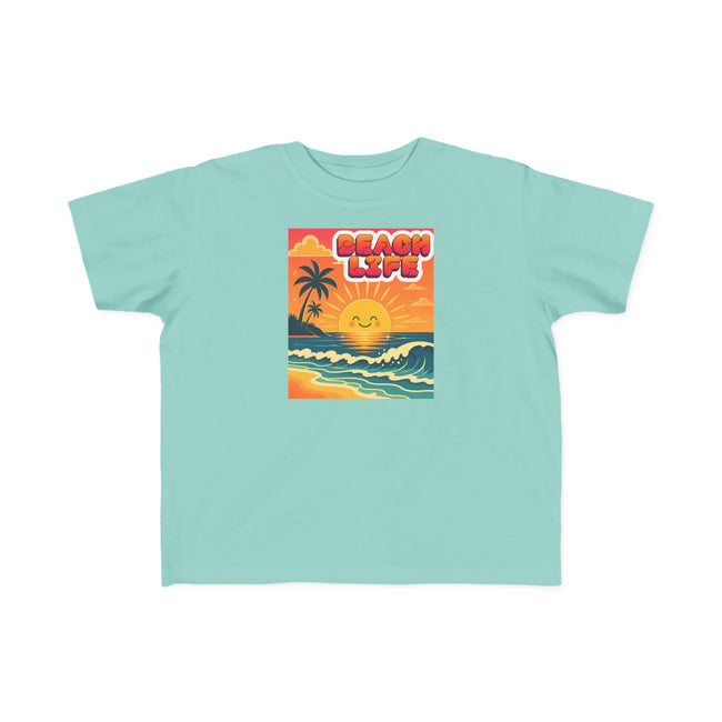 Toddler 'Beach Life' palm graphic tee, detail