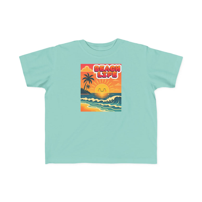 Toddler 'Beach Life' palm graphic tee, detail