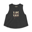 Las Vegas Floral Crop Top — Vintage Vegas Graphic Tank