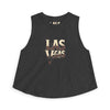 Las Vegas Floral Crop Top — Vintage Vegas Graphic Tank