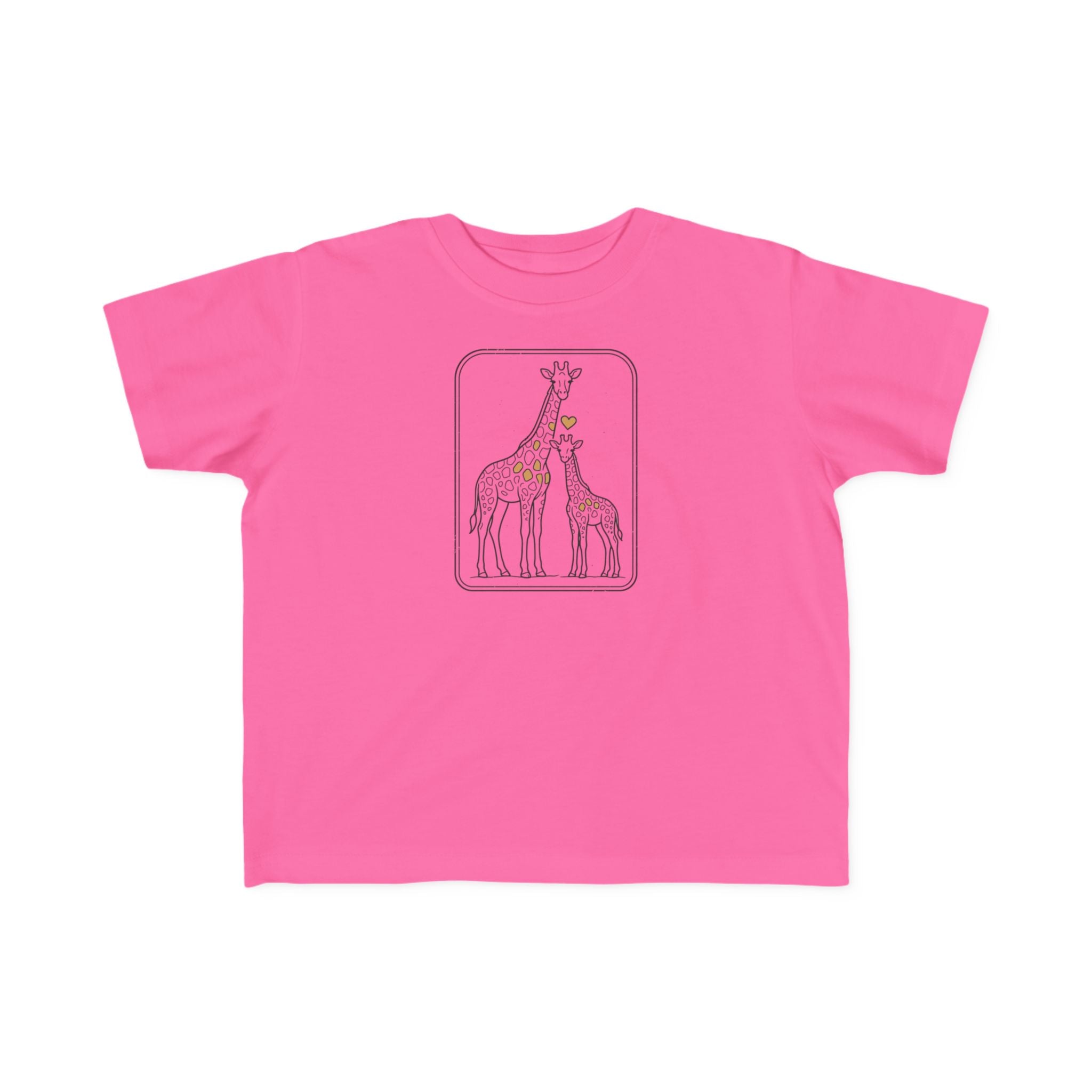Toddler Giraffe Tee — Cute Safari Animal Graphic Shirt
