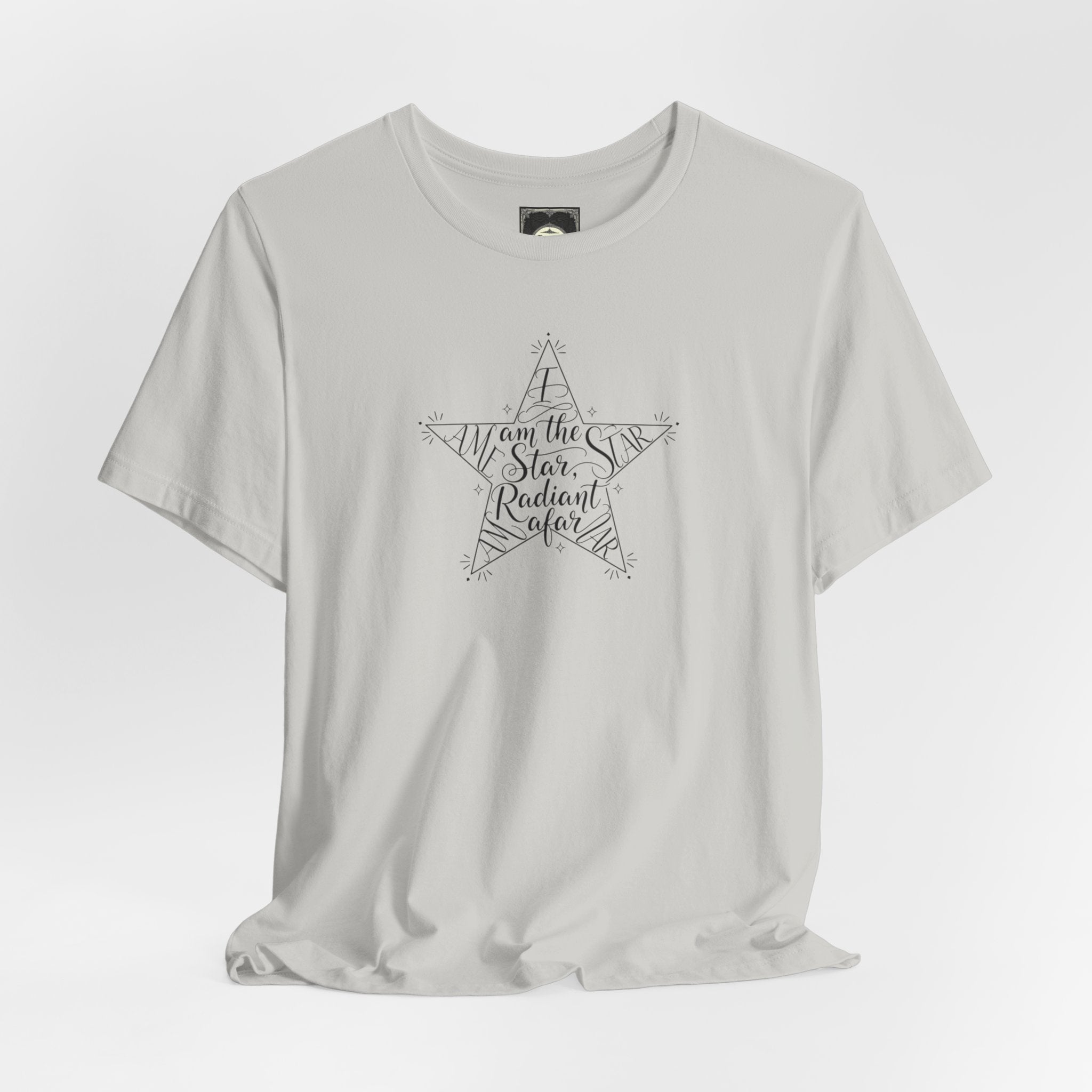 Star Radiant Tee — Inspirational Handwritten Star Graphic T-Shirt