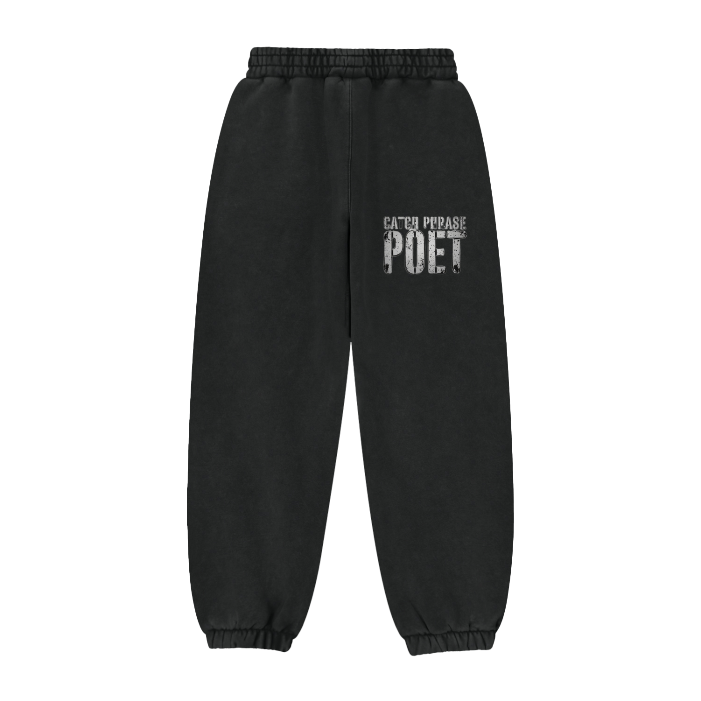 Fleeced Jogger Sweatpants | Catch Phrase Poet Clothind