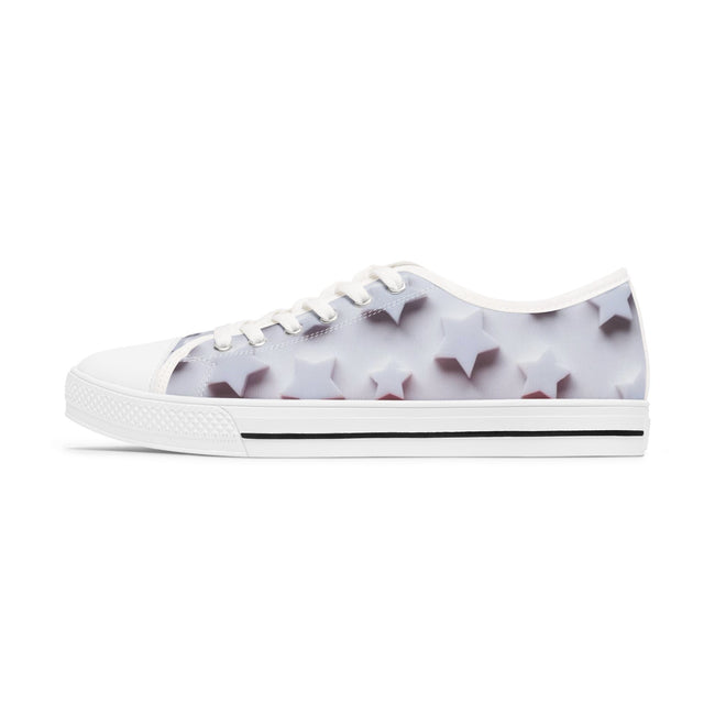 Star Bright Pattern I'm a Star Radiant Afar Sneakers | Low Top Canvas Shoes