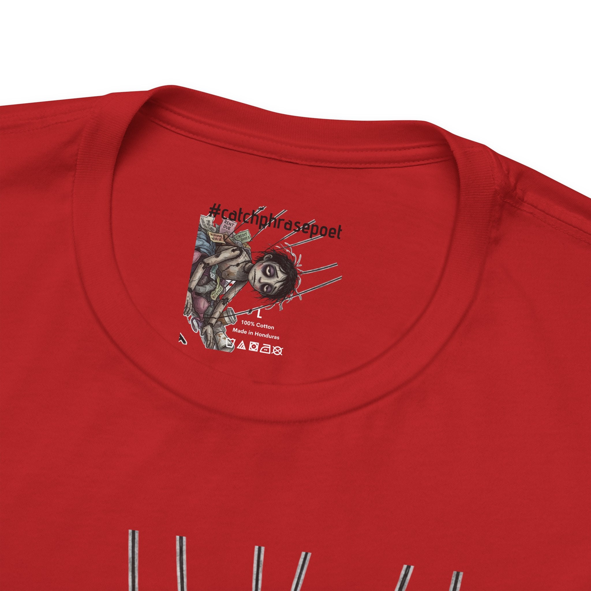 I Hate Adulting T‑Shirt — Cute Creepy Doll Graphic Tee for Adults Who Hate Responsibilities