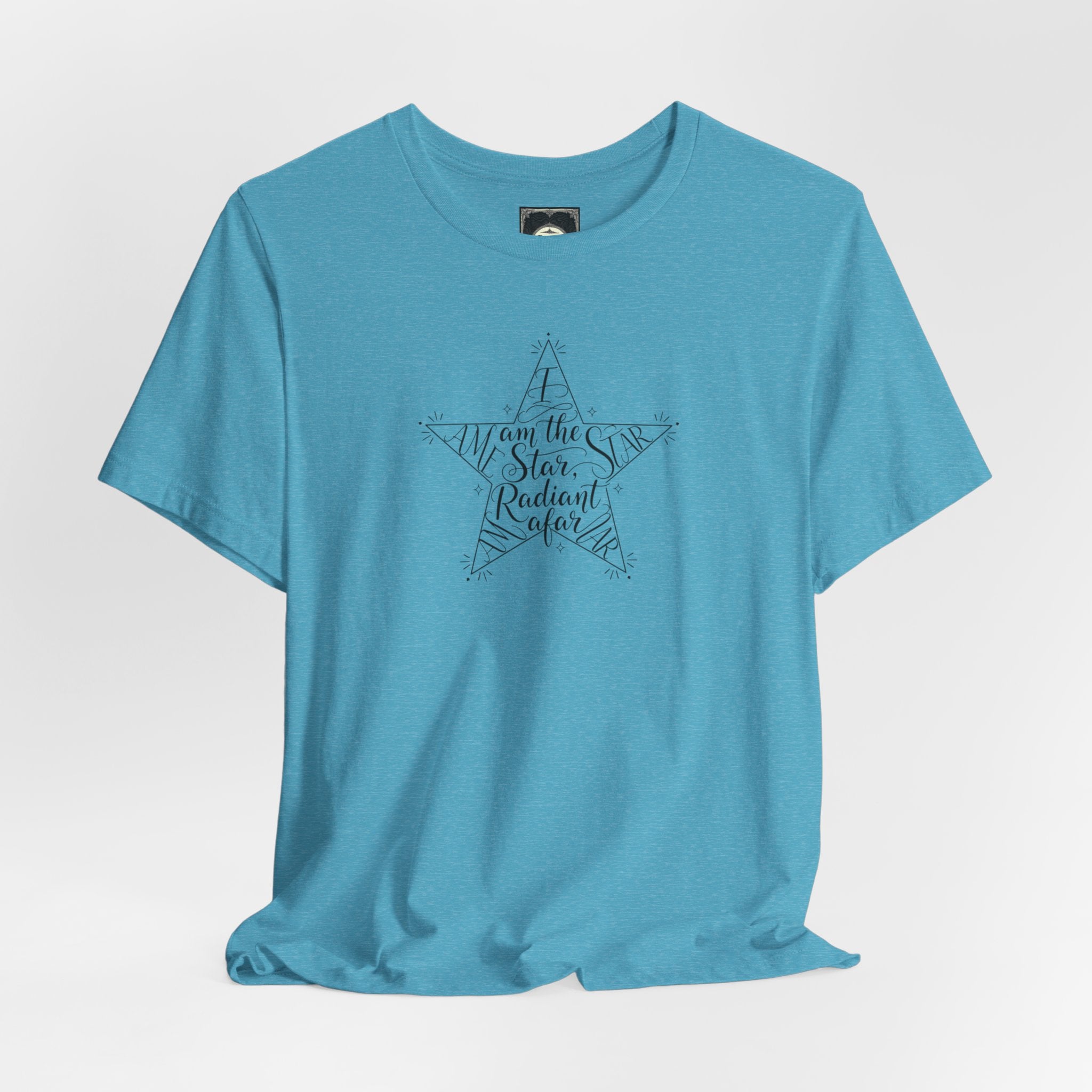 Star Radiant Tee — Inspirational Handwritten Star Graphic T-Shirt