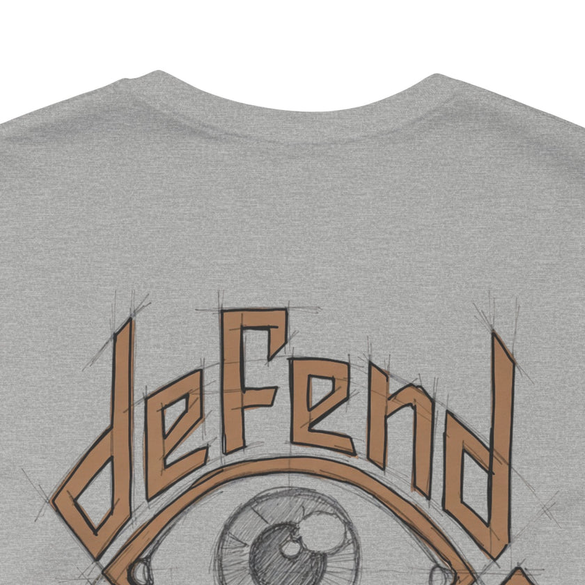 Defend One's Lens Eye Graphic Tee — Vintage-Protective Photography T-Shirt