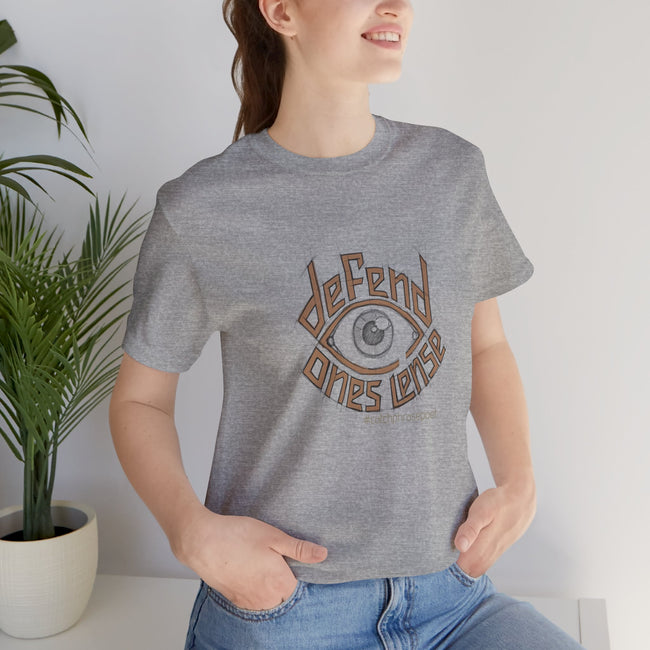 Defend One's Lens Eye Graphic Tee — Vintage-Protective Photography T-Shirt
