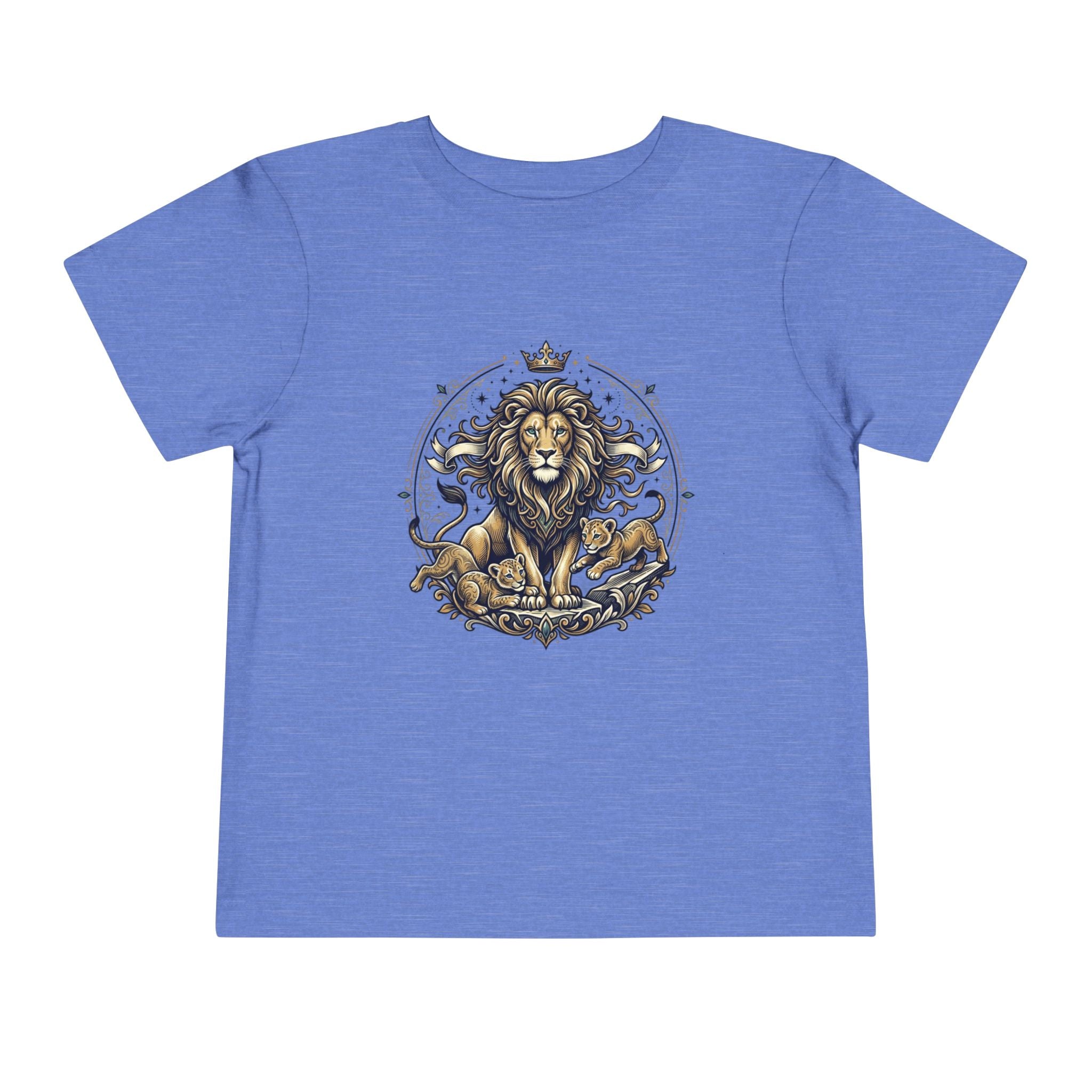 Toddler Tee — Regal Lion Crest Graphic