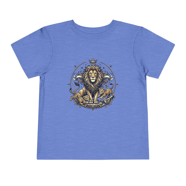 Toddler Tee — Regal Lion Crest Graphic