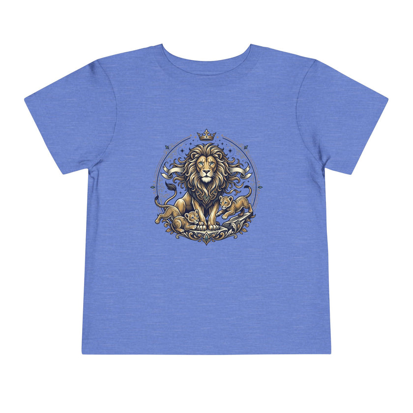 Toddler Tee — Regal Lion Crest Graphic