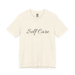 Self Care Tee — Minimal Script Self-Care T-Shirt