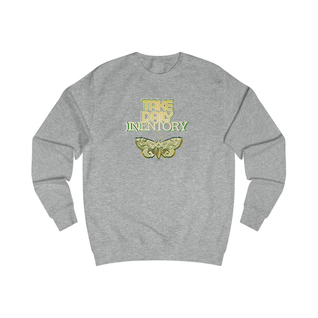 take daily inventory- text design Sweatshirt | 404 BC, internal discussions, reflection