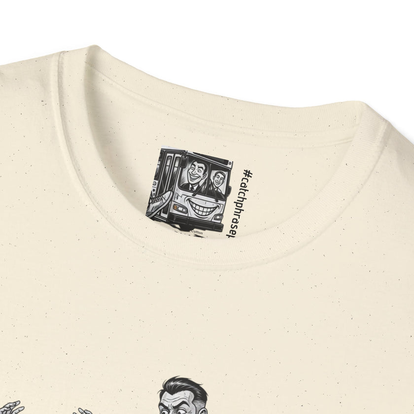 Chief Underbus T-Shirt — Vintage Salesman Illustration, 