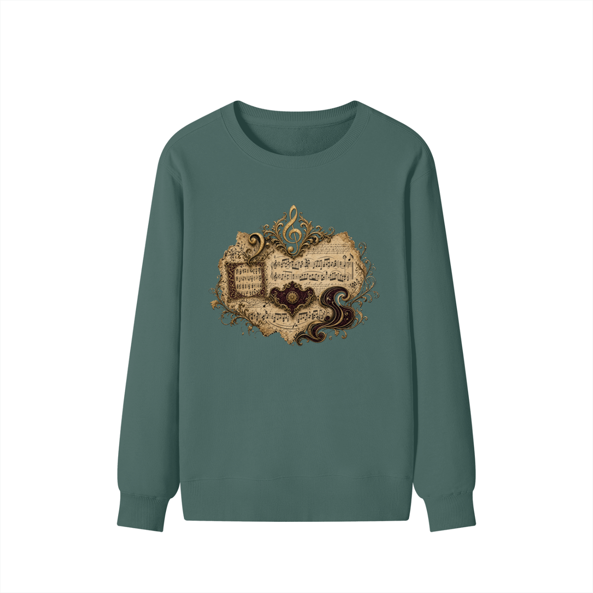 Music To Read Classic Unisex Cotton Sweatshirt