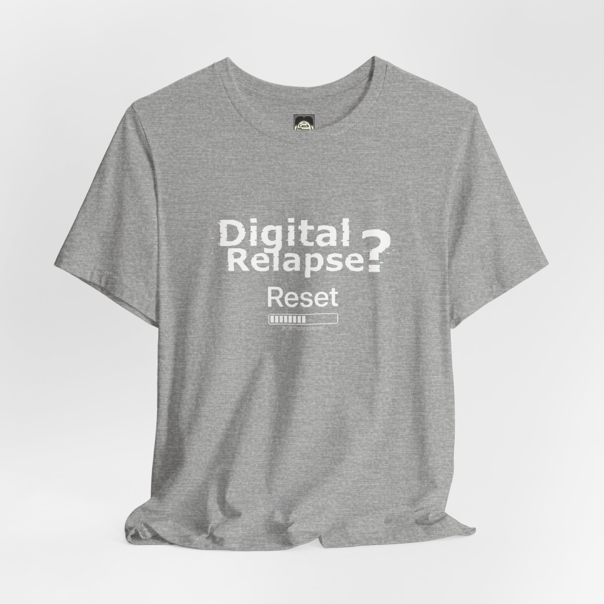Digital Relapse? Reset T-Shirt — Recovery & Sobriety Awareness Tee