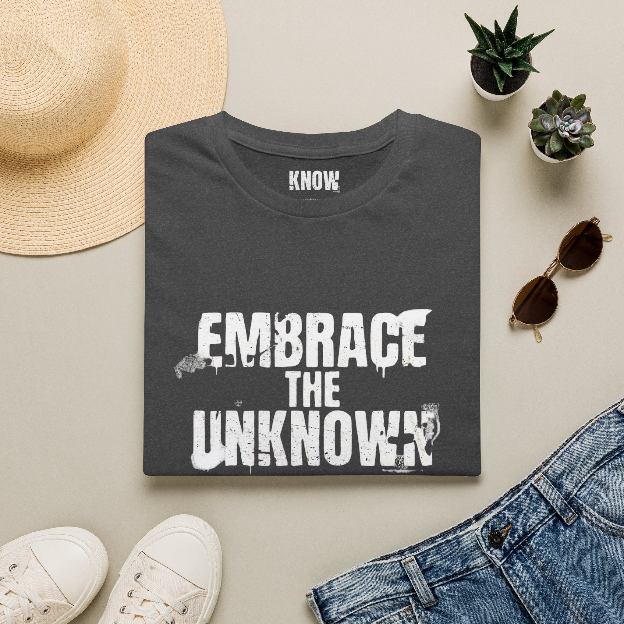 Embrace the Unknown T-Shirt — Inspirational Adventure Graphic Tee