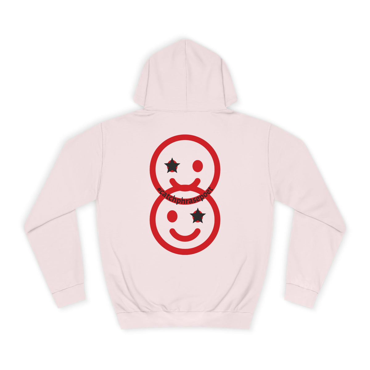 Smiley Duo Hoodie — Playful Star-Eye Graphic Pullover