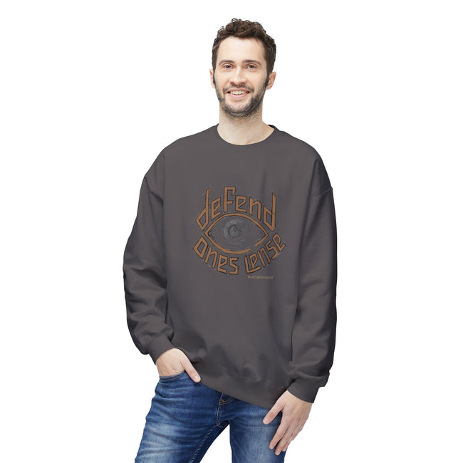 Defend One's Sense Sweatshirt — Gothic Eye Graphic Crewneck
