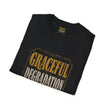 Graceful Degradation T-Shirt — Vintage Gold Gothic Graphic Tee