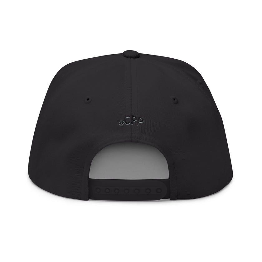 Embroidered 'Subscribe' Red TV Patch Flat Bill Cap