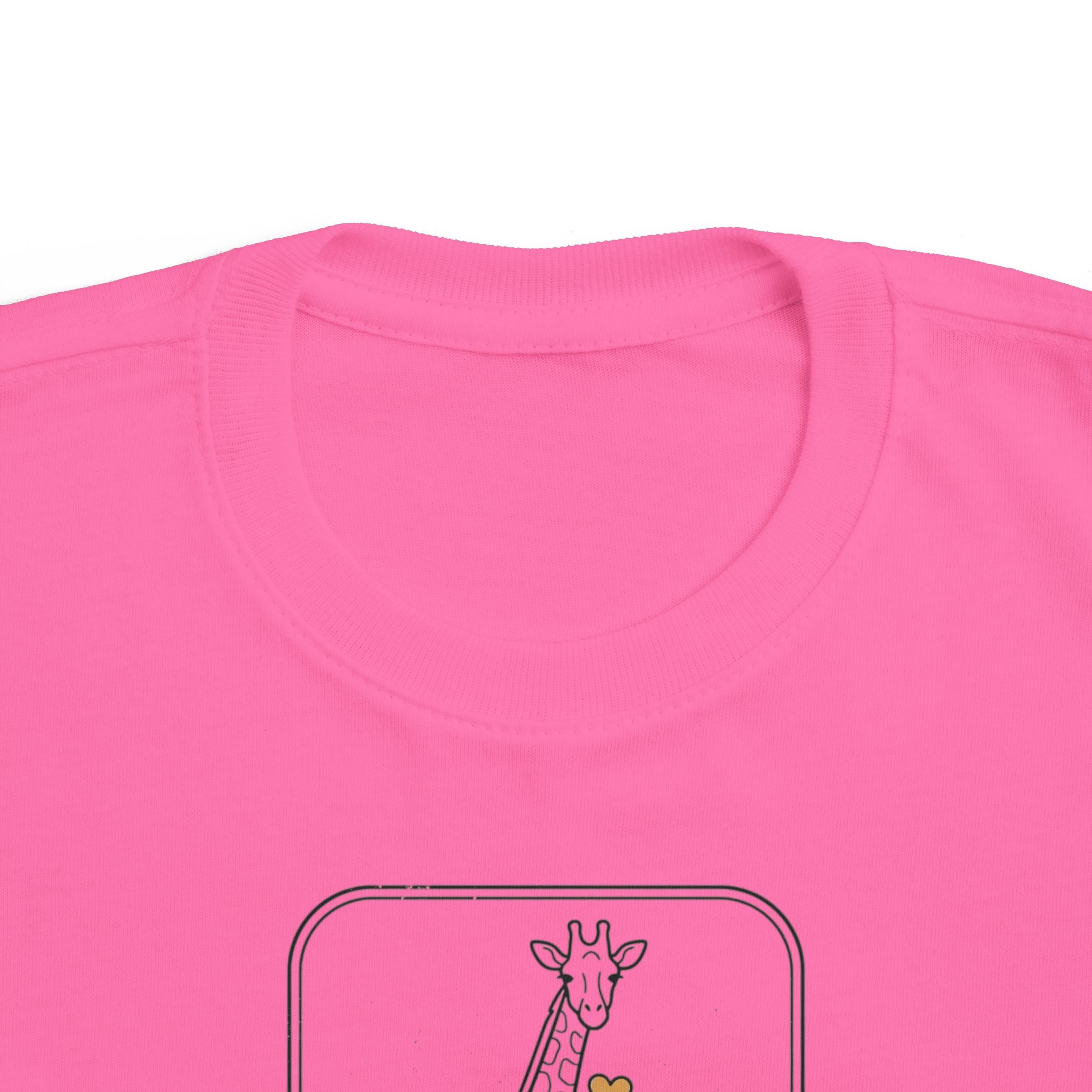 Toddler Giraffe Tee — Cute Safari Animal Graphic Shirt