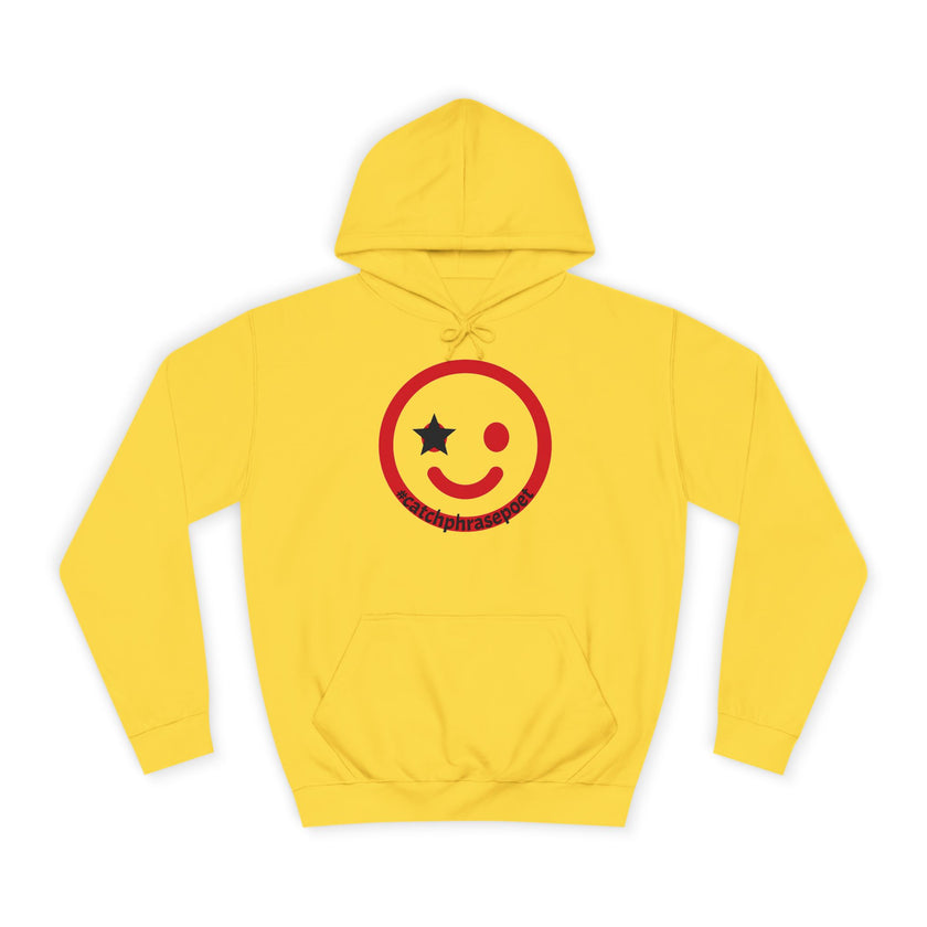 Smiley Duo Hoodie — Playful Star-Eye Graphic Pullover