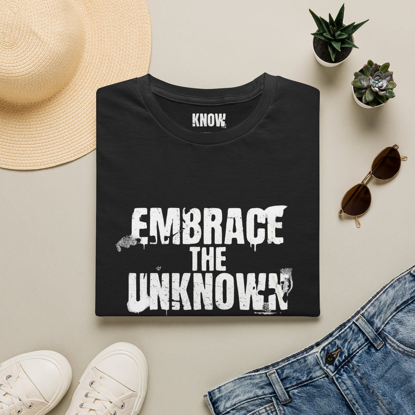 Embrace the Unknown T-Shirt — Inspirational Adventure Graphic Tee