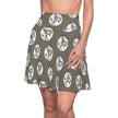Horse Rider Pattern Skater Skirt — Equestrian Medallion Print