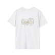 Growth Floral Typography T-Shirt | Botanical Plant Lettering