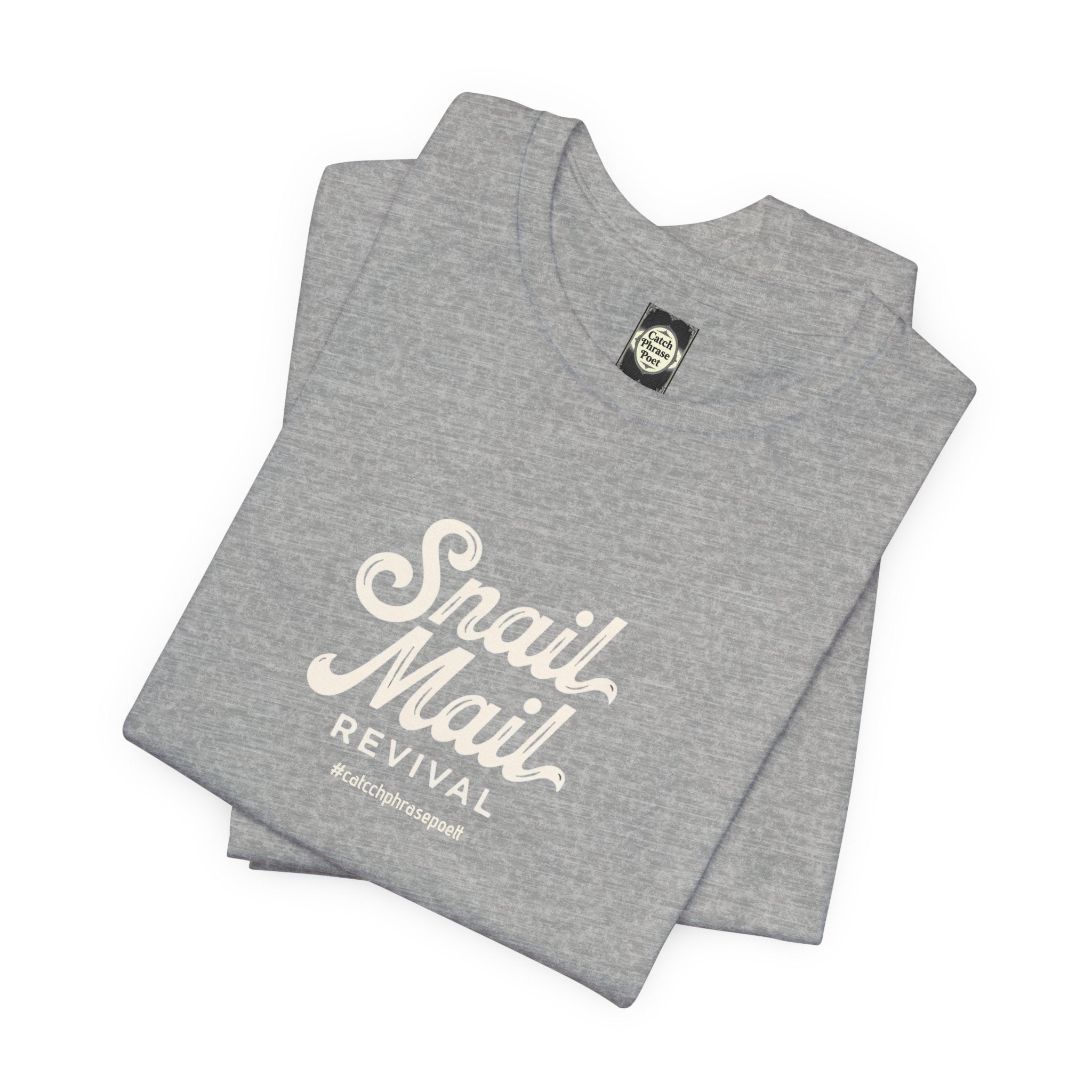 Snail Mail Revival T-Shirt | Retro Script Typography